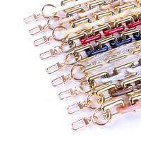 Chaînes en acrylique mat épaisses, perles et composants assemblés, écologiques, pour la fabrication de bijoux de mode DIY, bracelets, colliers, accessoires de sac