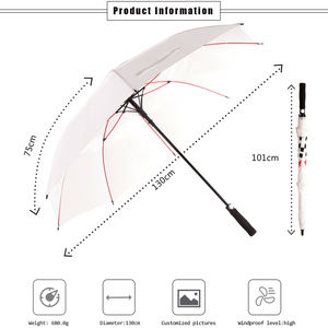 Parapluie de golf compact à ouverture automatique, parapluie de voyage avec revêtement anti-UV pour la protection contre le soleil et la pluie - Product Image 5