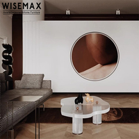 WISEMAX MÖBEL Nordic Modern Design Wohnzimmer klar Acryl Transparent Kunststoff Couch tisch Sofas Acryl Center Tee tisch