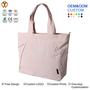 Bolso <span class=keywords><strong>de</strong></span> Mano <span class=keywords><strong>de</strong></span> Nailon con Logotipo Personalizado al por Mayor, Bolso Tote Informal para Mujer, Bolso <span class=keywords><strong>de</strong></span> Hombro Ligero para Viajes, <span class=keywords><strong>Trabajo</strong></span> y Compras - Product Image 2
