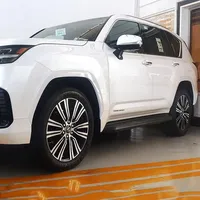 Nouveau ABS chromé Turbosport lettre arrière emblème marques latérales pour Lexus LX600 Land Cruiser accessoires 2022 2023 2024