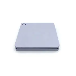 square tin box for VIP card packaging with EVA