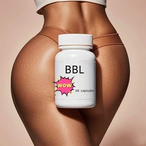 Capsule de complément alimentaire OEM pour l'amélioration des fesses chez la femme, produit de beauté pour l'agrandissement des fesses - Product Image 1