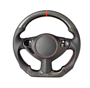 Volante de Fibra de Carbono con Pantalla LED y Cuero para <span class=keywords><strong>Nissan</strong></span> Fairlady 350Z 370Z <span class=keywords><strong>Juke</strong></span> <span class=keywords><strong>Nismo</strong></span> 2011 2012 2013 2014 2015 2016 <span class=keywords><strong>2017</strong></span> 2018 - Product Image 2