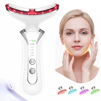 Masseur facial électrique pour le lifting du visage, 7 couleurs, lifting du cou, masseur facial multifonctionnel pour le visage