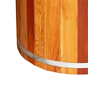 Bañera de Hielo de Madera de Alta Calidad 304, <span class=keywords><strong>Precio</strong></span> de Fábrica, Panel de Cedro Rojo con Cubierta Aislante Impermeable y Enfriador de Agua Fría - Product Image 5