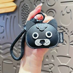 CHENXI Colgante de piel sintética con estampado UV de cachorro creativo, ecológico, de alta calidad, personalizado, lindo, para mascotas, llavero de coche, amuleto para bolso - Product Image 3