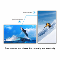 Máquina Táctil Publicitaria de Animación Ultra HD de 65 Pulgadas y Alto Brillo, con Borde Ultrafino, Android/Windows, para Centros Comerciales y Comercios Minoristas