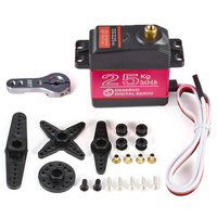 Couple élevé DS3225MG 25KG engrenage métallique étanche servomoteur numérique DS3225 pour 1/8 1/10 1/12 RC voiture HSP Baja bateau Robot