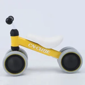 4 바퀴 자전거 균형 1 2 3 4 세 보조 바퀴 안전 아기 유아 걷는 법을 배우십시오 장난감 자전거 어린이 세발 자전거