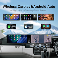 Écran LCD double 12,3 pouces ZWNAV pour Toyota HiAce 2019+, écran Carplay, autoradio Android 13, lecteur multimédia, navigation GPS