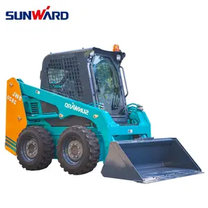 SUNWARD çin SWL2820 tekerlekli Skid nokta dönüşlü yükleyici küçük yükleyici fiyat