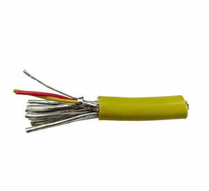 Cable termopar tipo K, 6 pares, 8 pares, 12 pares, blindado individualmente de alta precisión para medición de temperatura, aislamiento de PVC - Product Image 1
