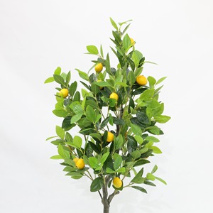 Limón planta falsa decoración interior maceta fruta plástico Ornamental Hogar personalizado Real Touch árbol Artificial - Product Image 4