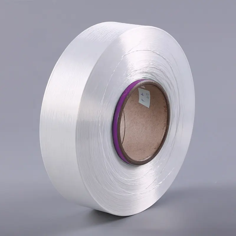 30D polyester düşük erime ipliği yüksek mukavemetli yapıştırıcı kuvvet iplik 110 derece santigrat perde kordon