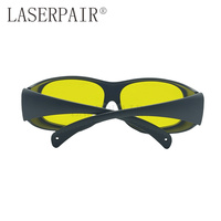 Lunettes de sécurité laser à prix de gros, haute visibilité, transmission lumineuse de 79 %, 450 nm OD6+, pour lasers bleus