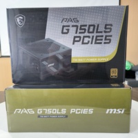 Yeni MSI PAG pcils PCIE5 80 + altın tam modüler güç kaynağı 750W masaüstü için yerli 12V-2x6 kablo ile RTX40/50 GPU oyun PC PSU