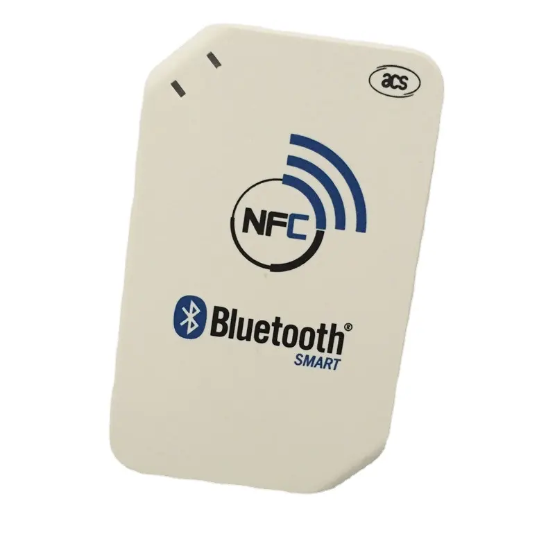 Lector de tarjetas Acr1255u, inalámbrico, inteligente, con Bluetooth, Rfid, Nfc, externo