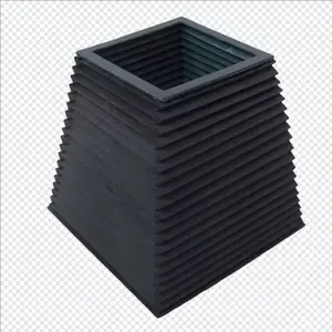 Square Round Customizable Bellows Guard Heat Resistant Waterproof Rubber Bellows