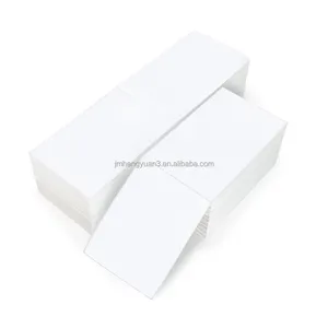 Wholesale Fanfold Label A6 100x150 4x6 Direct Thermal Adhesive Shipping Label 4x6 Thermal Label Sticker