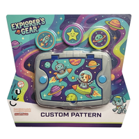 Jeu de lancer de mini-disco pour enfants, jeu interactif de tir de disques volants, ensemble de jeu portable, motif personnalisé, prise en charge OEM ODM