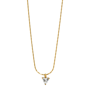 Collar con Colgante <span class=keywords><strong>de</strong></span> Caballito <span class=keywords><strong>de</strong></span> Mar 3D Chapado en Oro <span class=keywords><strong>de</strong></span> 18K, Delicado Colgante Solitario Triangular con Circonita Cúbica, Collar Impermeable, Joyería <span class=keywords><strong>de</strong></span> Playa para Mujer - Product Image 6