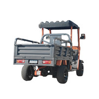 Maiba Véhicule Électrique Tout-Terrain Agricole à Cabine Ouverte, Quatre Roues, Transporteur de Marchandises, Batterie au Plomb Durable, pour le Transport et la Récolte en Verger
