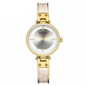 Reloj de Diseño para Mujer CURREN 9058 con Correa de Aleación Multicolor de Moda, Reloj de Cuarzo Minimalista para Mujer - Product Image 1