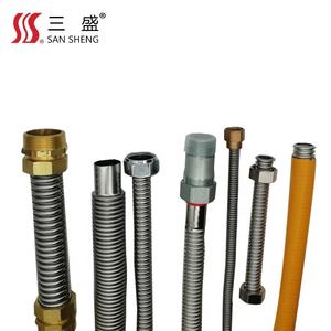 צינור מחבר גלי נירוסטה גלי נירוסטה גמיש צינור מתכת 9001 ISO מוסמך 1/2 '4' חוט + פלדה - Product Image 6