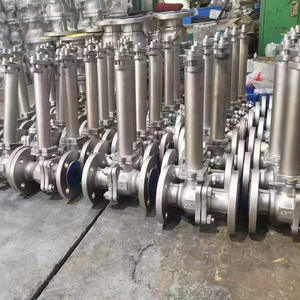 Vanne à bille à bride en acier inoxydable DQ41F-40P ultra-cryogénique pour azote liquide/oxygène liquide, tige allongée pour vanne GNL - Product Image 4