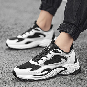 Nuove <span class=keywords><strong>Sneakers</strong></span> Sportive Morbide da Uomo Primaverili alla Moda, Scarpe Casual in Maglia Traspirante di <span class=keywords><strong>Marca</strong></span> - Product Image 6