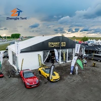 Tente d'exposition pour salon professionnel, structure en aluminium, grand auvent événementiel, abri portable pour fêtes et mariages, chapiteau commercial extérieur pour foire