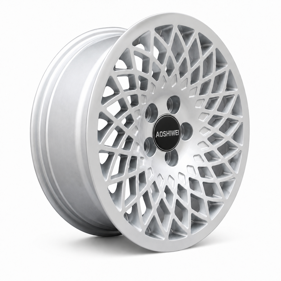 Silver 20in Rims High Quality Magnesium Rims 18 20 Inch PCD 5x114.3 5x112 Mesh Design ...