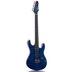 <span class=keywords><strong>Guitarra</strong></span> Eléctrica Volgoa VLmys-02 con Diapasón HPL, Pastillas H-H, Acabado Brillante y 24 Trastes - Product Image 1