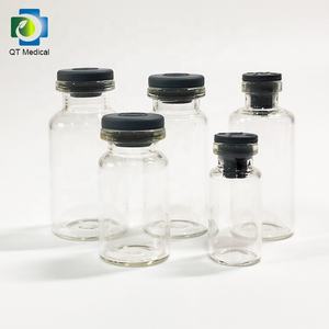 Flacons d'injection en verre stériles moulés transparents de 50ml 100ml pour antibiotiques - Product Image 2