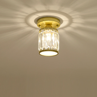 Plafonnier LED moderne de luxe pour salon, design simple, en verre