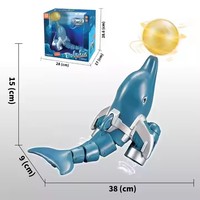 2.4GHZ Mini Bateau Simulation Robot Poisson RC Requin Natation Jouet Eau Natation RC Dessin Animé Dauphin Bateau Eau Jouets