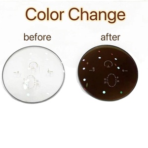 RX 1.56 SHMC Freeform Đường Cắt Màu Xanh Dương Tiến Bộ/Chuyển Đổi Khối Màu Xanh Dương/Ống Kính Màu Nền Không Có Ánh Sáng - Product Image 2