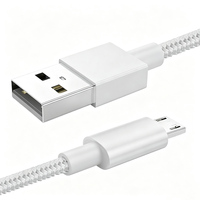 Câble de chargeur Android Micro USB en PVC pour batterie externe, appareil photo, Raspberry Pi