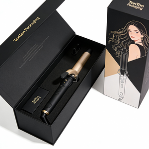 Boîte magnétique personnalisée et boîte cadeau noire pour nettoyant <span class=keywords><strong>visage</strong></span> et produits de <span class=keywords><strong>soin</strong></span> personnel en carton noir épais - Product Image 4