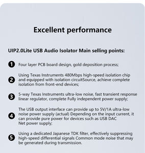 BRZHIFI UIP2.0 라이트 오디오 PCHIFI USB2.0 정화 롤레이터 컴퓨터 <span class=keywords><strong>DAC</strong></span> 디코드 HIFl 절연 청정기 - Product Image 3
