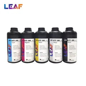 LEAF tinta cetak UVDTF Premium kualitas tinggi Transfer UV DTF AB Film UV tinta DTF untuk i3200 TX800 XP600 UVDTF Printer