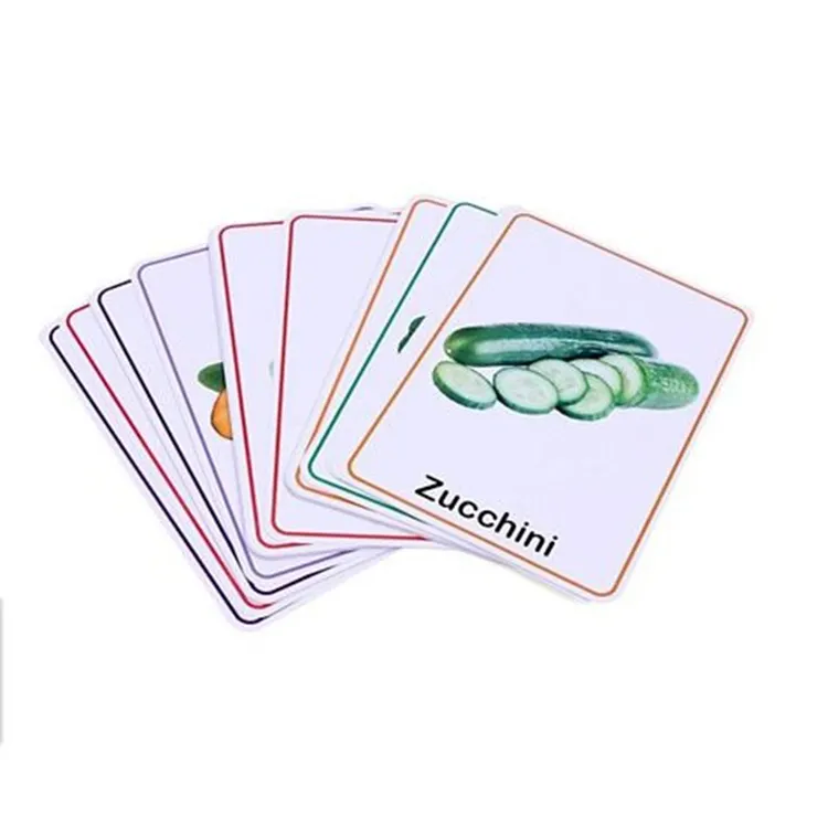 Flash-Karten Hersteller Custom ized Fashion Pattern Printing Großhandel Special Event Memor izing Card für frühes Lernen