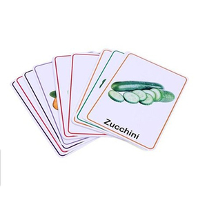 New Arrival Children English Word Flashcard Double Waterproof Educational Flash Cards