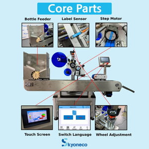Máquina Etiquetadora de Brillo Labial Personalizada de Fábrica, Máquina Etiquetadora de Bolígrafos, Máquina Etiquetadora de Tubos de Recolección de Sangre - Product Image 4