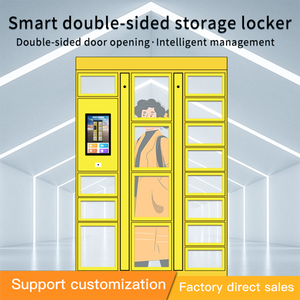 <span class=keywords><strong>UPUS</strong></span>, el Más Vendido, Casillero de Comida de Autoservicio de 24 Horas para Restaurantes, Montaje en Suelo, Apertura de Doble Cara, Cerradura Electrónica, 15.6 Pulgadas - Product Image 3