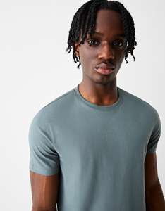 Vente en gros de basique <span class=keywords><strong>t</strong></span>-<span class=keywords><strong>shirt</strong></span> <span class=keywords><strong>blanc</strong></span> en coton élasthanne bleu pré-rétréci bleu coupe ajustée étiquette personnalisée conception hommes <span class=keywords><strong>t</strong></span>-<span class=keywords><strong>shirt</strong></span> <span class=keywords><strong>blanc</strong></span> - Product Image 2