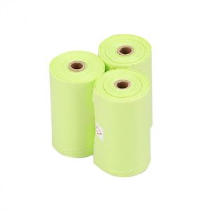 Sacs à déchets écologiques personnalisés pour fabricants, sacs à déchets compostables jetables pour animaux de compagnie, rouleaux de sacs à excréments pour chiens - Product Image 5
