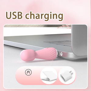 Mini Vibrador Poderoso para el Punto G, Juguetes Sexuales de Silicona para Mujeres Adultas, Juguetes Sexuales con Alimentación USB, Vibrador para Mujeres, Dildo de Masaje - Product Image 6