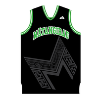 Débardeur Athlétique Personnalisé en Polyester Respirant et Anti-Transpiration à Motif Tribal Maori Unisexe pour le Basketball en Extérieur